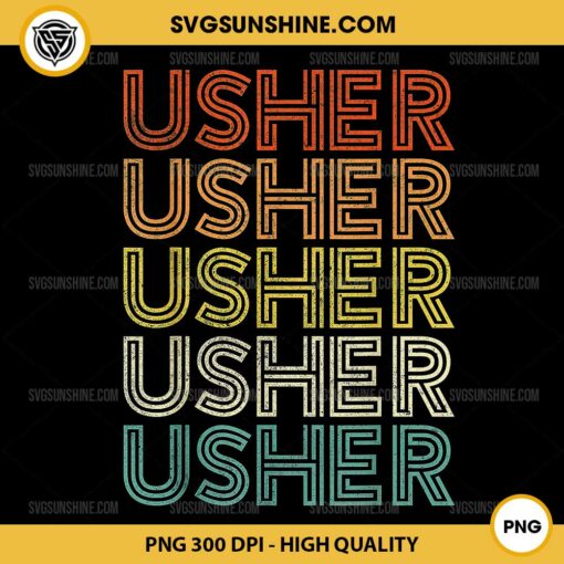 Vintage Usher PNG, Singer Usher PNG, Rapper Usher PNG File Instant Digital Download