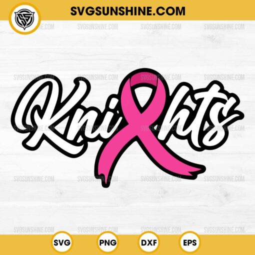 VCS Knights Breast Cancer Awareness SVG PNG File