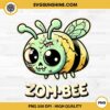 Zom-bee PNG, Cute Halloween Zombie Bee PNG