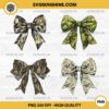 Camo Coquette Bow PNG Bundle, Camo Bow PNG, Sublimation 4 Designs