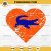 Florida Gators Heart SVG, Gators In Heart SVG, Florida Gators SVG