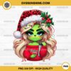 Grinch Girl PNG, Leopard Hat Christmas PNG, Girl Bougie PNG