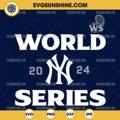 2024 World Series New York Yankees SVG