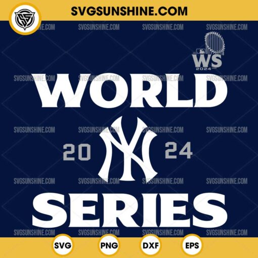 2024 World Series New York Yankees SVG