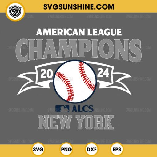 American League Champions 2024 New York Yankees SVG, World Series 2024 SVG, Yankees SVG