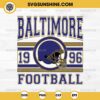 Baltimore Football SVG, Baltimore Ravens Est 1996 SVG, Baltimore Ravens SVG