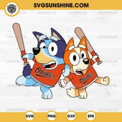 Bluey Bingo Baltimore Orioles SVG PNG File