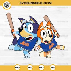 Bluey Bingo New York Mets SVG PNG File