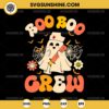 Boo Boo Crew Ghost Nurse SVG, Halloween Nurse SVG