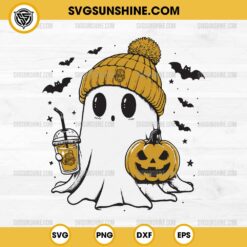 Boo Ghost Hufflepuff Hogwarts House SVG, Harry Potter Halloween SVG