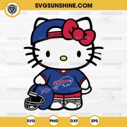 Buffalo Bills Hello Kitty SVG PNG File