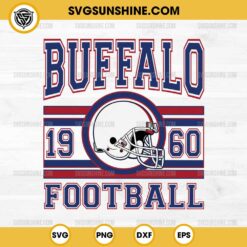 Buffalo Football SVG, Buffalo Bills Est 1960 SVG, Buffalo Bills SVG