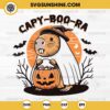 Capy Boo Ra SVG, Capybara Halloween SVG, Capybara Pumpkin SVG