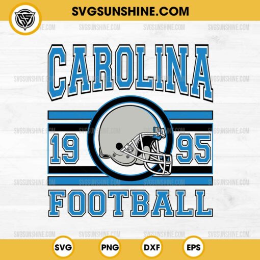 Carolina Football SVG, Carolina Panthers Est 1995 SVG, Carolina Panthers SVG