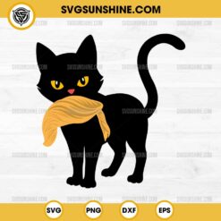 Cat With Trump Hairs SVG, Cat Ladies for Kamala SVG, Harris For President SVG