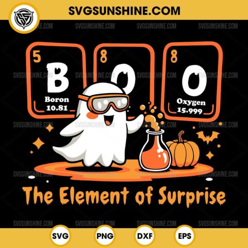 Chemistry Boo Halloween SVG