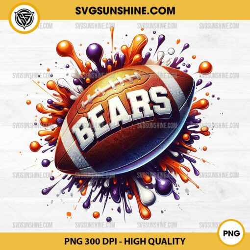 Chicago Bears PNG Sublimation Designs