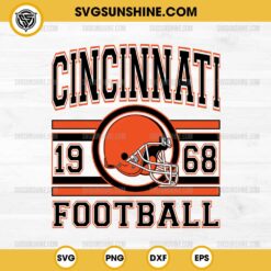 Cincinnati Bengals Football SVG, Cincinnati Bengals Est 1968 SVG, Cincinnati Bengals SVG