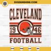 Cleveland Browns Football SVG, Cleveland Browns Est 1946 SVG, Cleveland Browns SVG