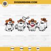 Cowboy Ghosts SVG, Howdy Halloween SVG, Ghost Boo Western Halloween SVG