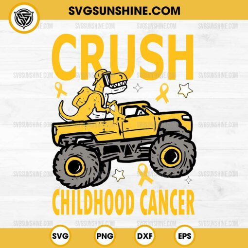 Crush Childhood Cancer SVG