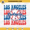 Dodgers Baseball Leopard SVG, Los Angeles Dodgers SVG PNG Vector Clipart