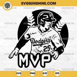 Dodgers MVP Tommy Edman 25 SVG, Tommy Edman LA Dodgers SVG