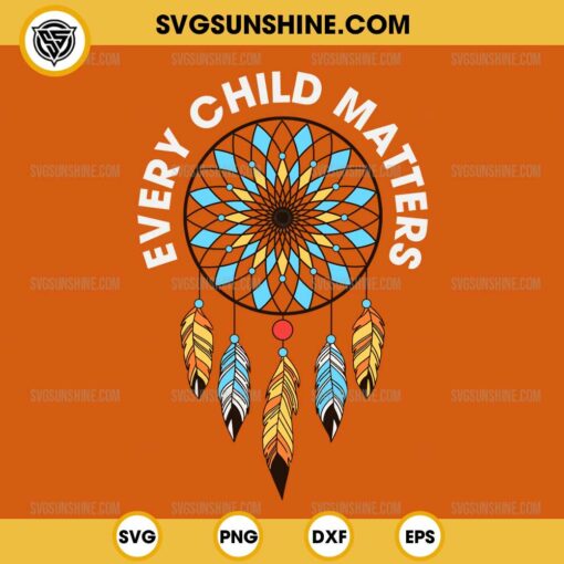 Dreamcatcher Every Child Matters SVG, Orange Shirt Day SVG PNG