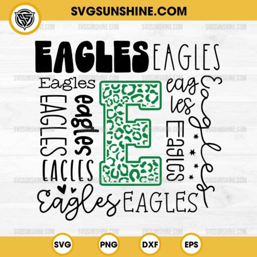 Eagles SVG, Eagles Typography SVG, Philadelphia Football SVG