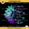 Even The Darkest Night Will End And The Sun Will Rise PNG, Suicide Awareness Quotes PNG