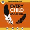 Every Child Matters Feathers SVG