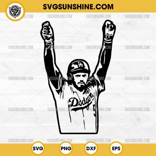 Freddie Freeman Svg, Freddie Freeman 5 LA Dodgers Svg Png Cricut Silhouette