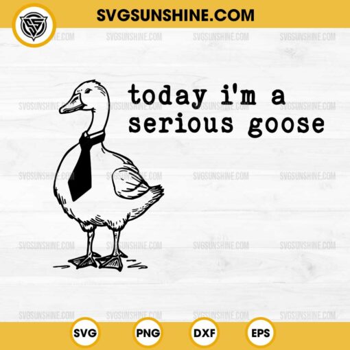 Funny Goose Meme SVG