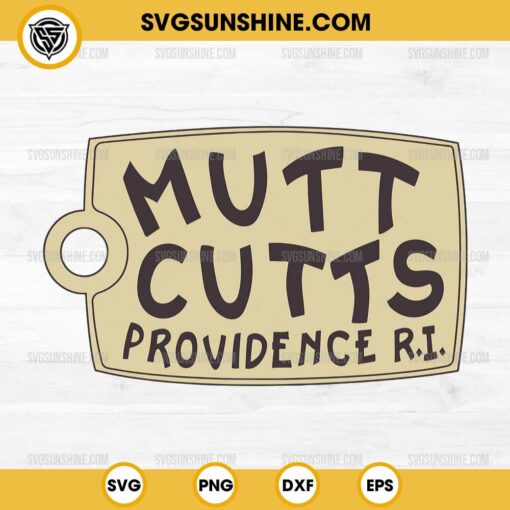 Funny Mutt Cutts Providence SVG