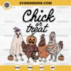 Funny Spooky Chicken Halloween SVG, Chick Or Treat SVG, Halloween Chicken SVG