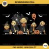 Ghost And Witch Goldendoodle Halloween PNG