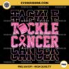 Glitter Tackle Cancer PNG, Football Breast Cancer PNG