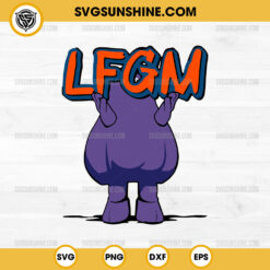 Grimace LFGM SVG, Grimace New York Mets SVG