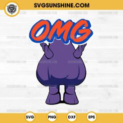 Grimace OMG Mets SVG PNG, New York Mets OMG SVG