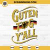 Guten Tag Y'all SVG, German Flag Funny Oktoberfest SVG