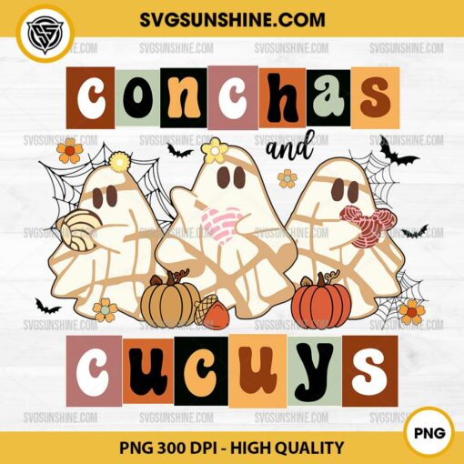 Halloween Conchas and Cucuys PNG, Conchas Ghost PNG File