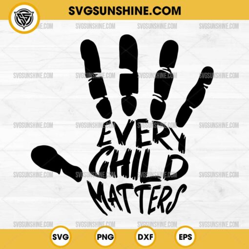 Hand Every Child Matters SVG PNG, Orange Shirt Day SVG