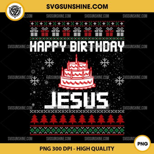 Happy Birthday Jesus PNG