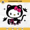 Hello Kitty Black Cat Lolita SVG PNG, Hello Kitty Halloween SVG