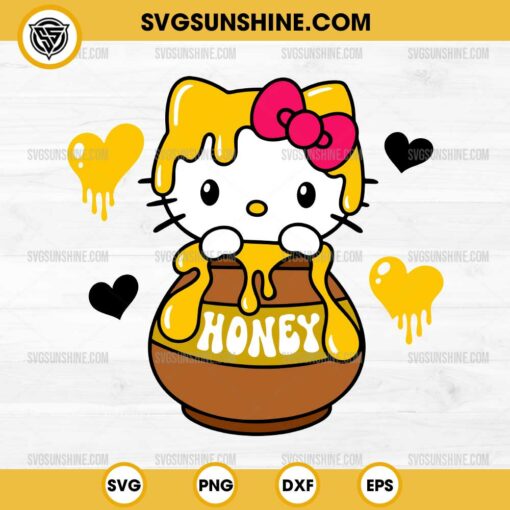 Hello Kitty Sweet Honey SVG PNG File