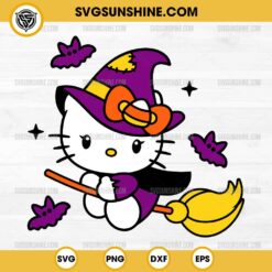 Hello Kitty Little Witch Halloween SVG