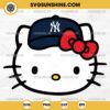 Hello Kitty New York Yankees SVG PNG Silhouette Cricut