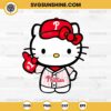 Hello Kitty Philadelphia Phillies SVG PNG Cut Files