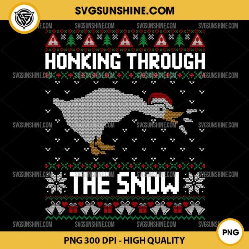 Honking Through The Snow PNG