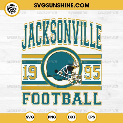 Jacksonville Jaguars Football SVG, Jacksonville Jaguars Est 1995 SVG, Jacksonville Jaguars SVG